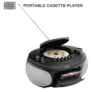 Foto 5 | Foto 5 | Reproductor De Cd Portátil Memorex Am/fm Con Casete Negro - Venta Internacional.