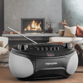Foto 7 | Foto 7 | Reproductor De Cd Portátil Memorex Am/fm Con Casete Negro - Venta Internacional.