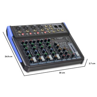 Foto 2 | Foto 2 | Mezcladora de Audio Steelpro Usb Bluetooth 8ch 16 Efectos