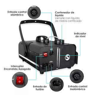 Foto 3 | Foto 3 | Maquina de Humo 1250w Eo Safe Imports Esi-16147 Negro