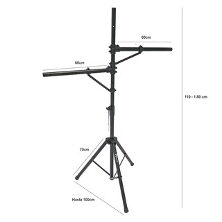 Foto 2 | Foto 2 | Stand Tripie Master Electrónicos MAHM-PROHOLDV Negro Pedestal para Luces Profesional
