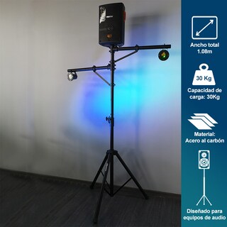Foto 3 | Foto 3 | Stand Tripie Master Electrónicos MAHM-PROHOLDV Negro Pedestal para Luces Profesional