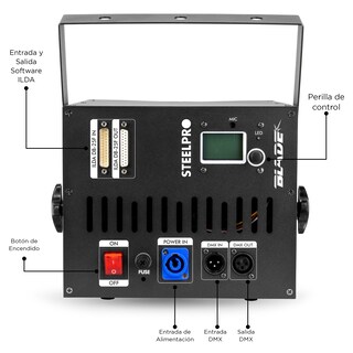 Foto 4 | Foto 4 | Laser Profesional Rgb Dmx-512 Luces Dj 3w - Blade Steelpro