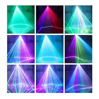 Foto 4 | Foto 4 | Proyector Rayo Láser Belug Rgb Dmx Potente 500mw Par Luces Para Dj, Negro