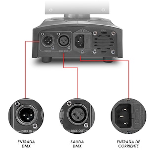 Foto 3 | Foto 3 | Beam Móviles Rgbw/ Estrobo+laser Con Maleta Steelpro