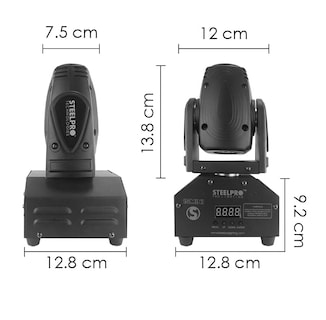 Foto 3 | Foto 3 | Steelpro Maleta Con 2 Mini Cabezas Móvil Beam Rgbw, 4 En 1
