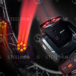 Foto 8 | Foto 8 | Luces Led Profesional Case Con 2 Cabezas Robóticas Rgbw + Laser Verde Laser Azul Dj/escenario Dmx - Steelpro