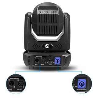 Foto 2 | Foto 2 | Luz Escenario Cabeza Móvil Spot Con Gobos 90 Watts Dmx Audioritmico Aro Smd