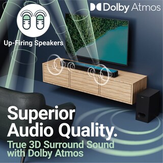 Foto 3 | Foto 3 | Barra De Sonido Majority Sierra 2.1.2 Dolby Atmos De 400 W Con Subwoofer - Venta Internacional.