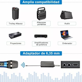 Foto 2 | Foto 2 | Kit de Micrófono Inalámbrico Belug color Azul