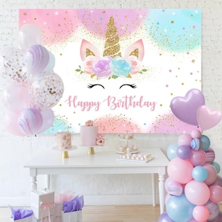 Foto 3 | Foto 3 | Fondo de Vinilo Diseño de Unicornio 180 X 120 Cm - Venta Internacional