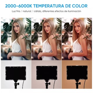 Foto 2 | Foto 2 | Kit de Luz LED USB Regulable para Fotografía y Video con Soporte de Trípode