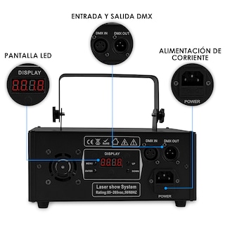 Foto 3 | Foto 3 | Laser Rgb, 12 Canales Dmx512, Iluminacio Steelpro - Shape-3