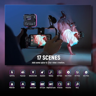 Foto 4 | Foto 4 | Lámpara De Vídeo Neewer Rgb62 Magnética Rgb Con Control De Aplicaciones, Paquete De 2 - Venta Internacional.