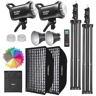 Foto 1 | Foto 1 | Kit De Luces Led Para Vídeo Godox Sl60ii-bi 2800k-6500k, Paquete De 2 - Venta Internacional.