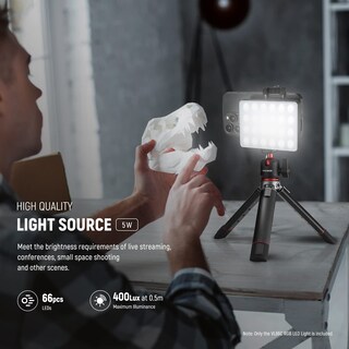 Foto 4 | Foto 4 | Luz Led Rgb Neewer Vl66c Con Soporte Para Teléfono Y Clip De Luz - Venta Internacional.