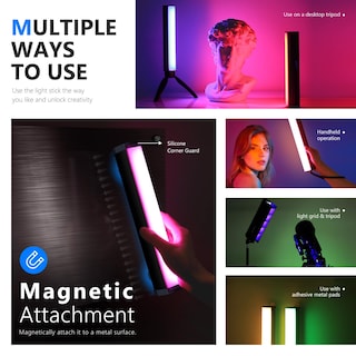 Foto 5 | Foto 5 | Lámpara Led De Vídeo Neewer Rgb1 Con Batería De 6400 Mah - Venta Internacional.