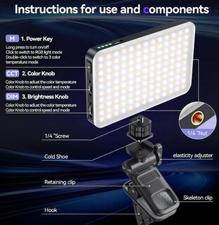 Foto 3 | Foto 3 | Xtellar Pro-lights, Luz De Fotografía Led Rgb Portable Y Recargable Para Cámaras Y Celulares