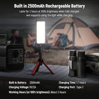 Foto 6 | Foto 6 | Lámpara Led De Vídeo Neewer Tl96rgb Con Batería Recargable - Venta Internacional.