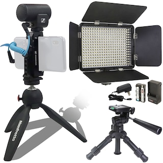 Foto 1 | Foto 1 | Kit De Iluminación Vidpro Led-330x Varicolor Con Sennheiser Mke 200 - Venta Internacional.