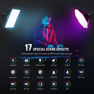 Foto 7 | Foto 7 | Lámpara Led De Vídeo Neewer Cb200c 200w Rgbw Cob 2500k-7500k - Venta Internacional.