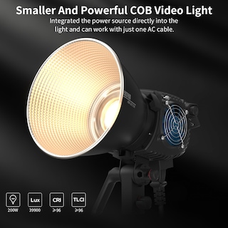 Foto 2 | Foto 2 | Lámpara De Vídeo Zhiyun Molus B200 200 Cob Led 2700k-6500k - Venta Internacional.