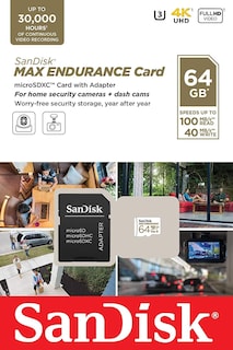 Foto 2 | Foto 2 | Venta Internacional - Tarjeta Sandisk Max Endurance 64gb Microsdhc Clase 10 Uhs-i U3 V30