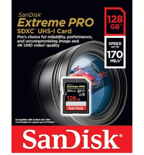 Foto 2 | Foto 2 | Venta Internacional - Tarjeta de Memoria Sdxc Sandisk Extreme Pro 128gb Hasta 170mb/s