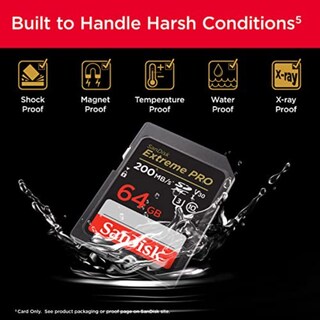 Foto 5 | Foto 5 | Tarjeta de Memoria Sandisk Extreme Pro Sdxc 64gb Uhs-i C10 U3 V30 - Venta Internacional