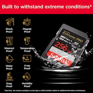 Foto 5 | Foto 5 | Tarjeta de Memoria Sandisk Extreme Pro Sdxc 256gb Uhs-ii V60 - Venta Internacional