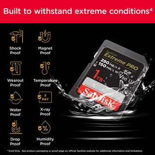 Foto 5 | Foto 5 | Tarjeta de Memoria Sandisk Extreme Pro Sdxc Uhs-ii 1tb V60 - Venta Internacional