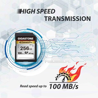 Foto 6 | Foto 6 | Tarjeta De Memoria Gigastone 256gb 4k Pro Series 100mb/s Sd Uhs-i - Venta Internacional.