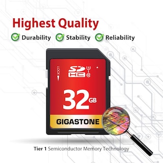 Foto 6 | Foto 6 | Tarjeta Sd Gigastone De 32 Gb, Paquete De 10 Unidades, Uhs-i U1, Clase 10, Memoria Sdhc - Venta Internacional.