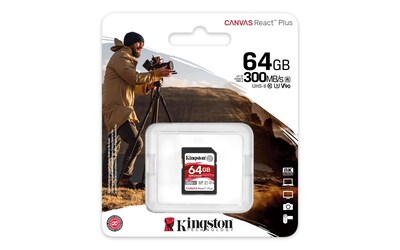 Foto 2 | Foto 2 | Tarjeta Sd Kingston Canvas React Plus De 64 Gb Sdxc Uhs-ii V90 - Venta Internacional.