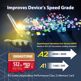 Foto 5 | Foto 5 | Tarjeta Micro Sd Gigastone De 512 Gb Paquete De 2 Unidades Para Nintendo-switch - Venta Internacional.