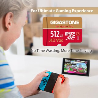 Foto 7 | Foto 7 | Tarjeta Micro Sd Gigastone De 512 Gb  Paquete De 2 Unidades Para Nintendo-switch - Venta Internacional.