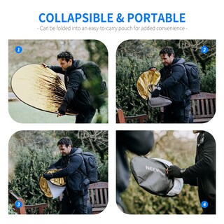 Foto 4 | Foto 4 | Reflector De Luz Neewer, 80 Cm, 5 En 1, Plegable Con Bolsa - Venta Internacional.