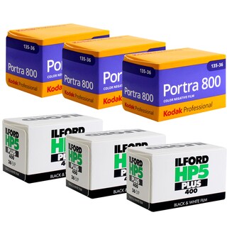 Foto 1 | Foto 1 | Película Kodak Professional Portra 800 Color 35 Mm X3 + Ilford Hp5 - Venta Internacional.