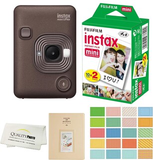 Foto 1 | Foto 1 | Cámara Fujifilm Instax Mini Liplay Hybrid Con 20 Películas Deep Bronze - Venta Internacional.