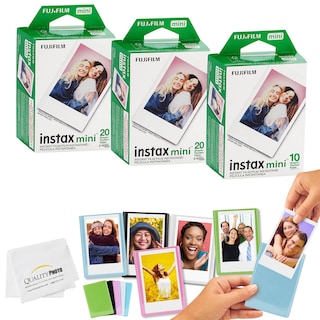 Foto 1 | Foto 1 | Película, Marcos Magnéticos Y Tela De Microfibra Fujifilm Mini Instax - Venta Internacional.