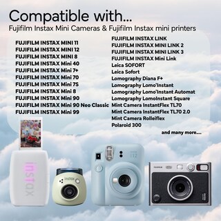 Foto 4 | Foto 4 | Cámara Instantánea Fujifilm Instax Mini Con 60 Películas Y Tela - Venta Internacional.