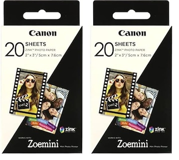 Foto 1 | Foto 1 | Papel Adhesivo Fotográfico Canon Ivy Zink, 2 X 3, Paquete De 20 Hojas - Venta Internacional.