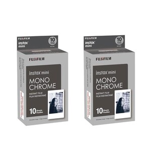 Foto 1 | Foto 1 | Película Fujifilm Instax Mini Monocromática, Paquete De 2 (20 Exposiciones) - Venta Internacional.