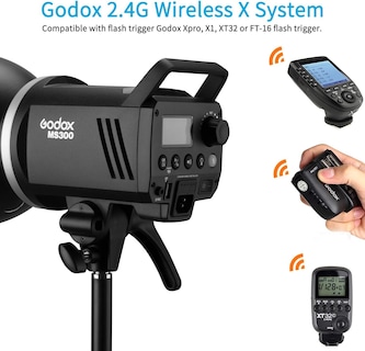 Foto 3 | Foto 3 | Luz Estroboscópica Godox Ms300 Flash De Estudio De 300 W Con Tecnología Inalámbrica De 2,4 G - Venta Internacional.