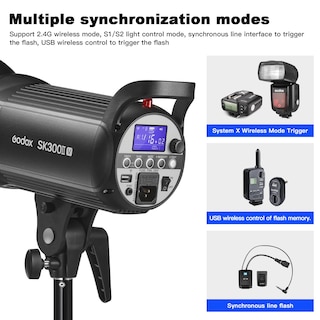 Foto 4 | Foto 4 | Flash Estroboscópico Godox Sk300iiv 300 W Gn58 5700 K Con Conexión Inalámbrica X - Venta Internacional.
