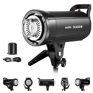 Foto 1 | Foto 1 | Flash Estroboscópico De Estudio Godox Sk400ii-v De 400 W Con Led De 10 W - Venta Internacional.