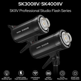 Foto 2 | Foto 2 | Flash Estroboscópico De Estudio Godox Sk400ii-v De 400 W Con Led De 10 W - Venta Internacional.