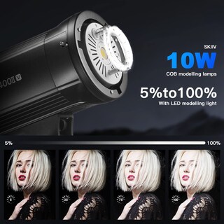 Foto 3 | Foto 3 | Flash Estroboscópico De Estudio Godox Sk400ii-v De 400 W Con Led De 10 W - Venta Internacional.