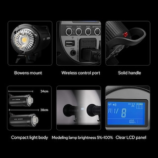 Foto 6 | Foto 6 | Flash Estroboscópico De Estudio Godox Sk400ii-v Sk400iiv De 400 W Con Led - Venta Internacional.