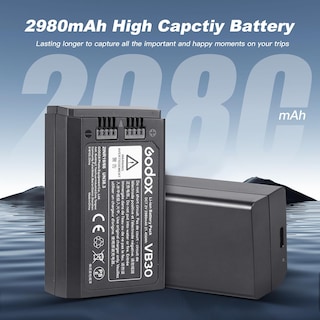 Foto 4 | Foto 4 | Batería Godox Vb30 7,2 V 2980 Mah Para V1pro, V1, Ad100pro Flash - Venta Internacional.